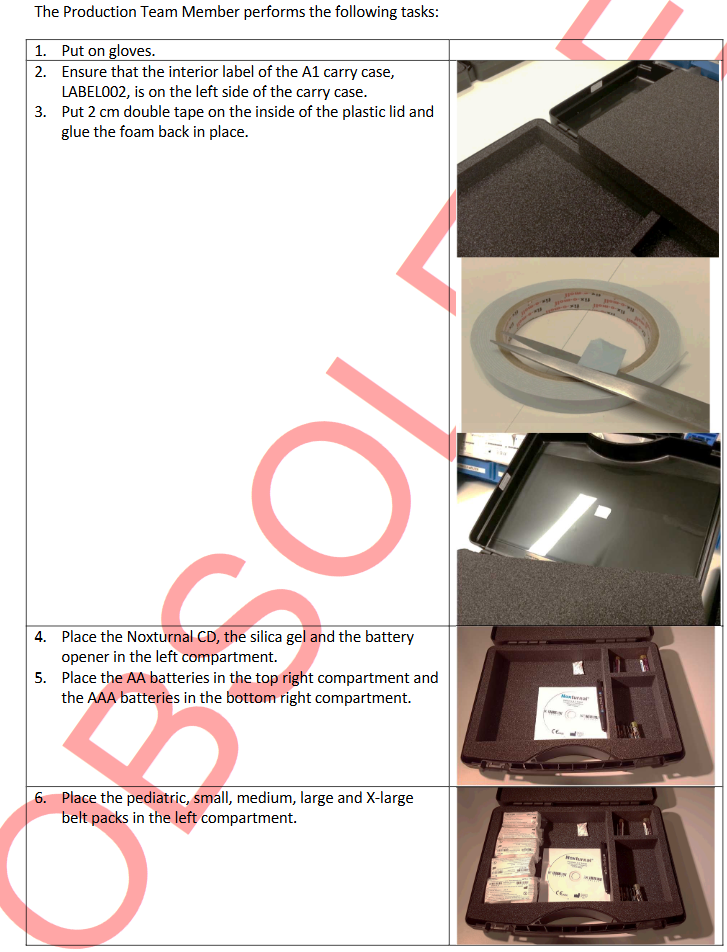 Old assembly instruction image with unclear photo quality